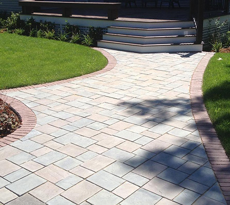 Paver Walkway by Firmly Rooted