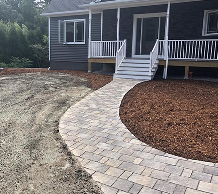 Paver Walkway by Firmly Rooted